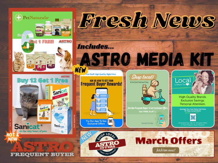 Astro Fresh News | Getting Ready for March!